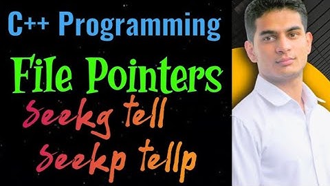 File Pointers with text files - seekg, tellg, seekp, tellp