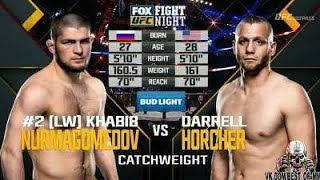 KHABIB NURMAGOMEDOV vs DARRELL HORCHER