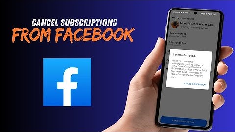 How To Remove Subscription From Facebook