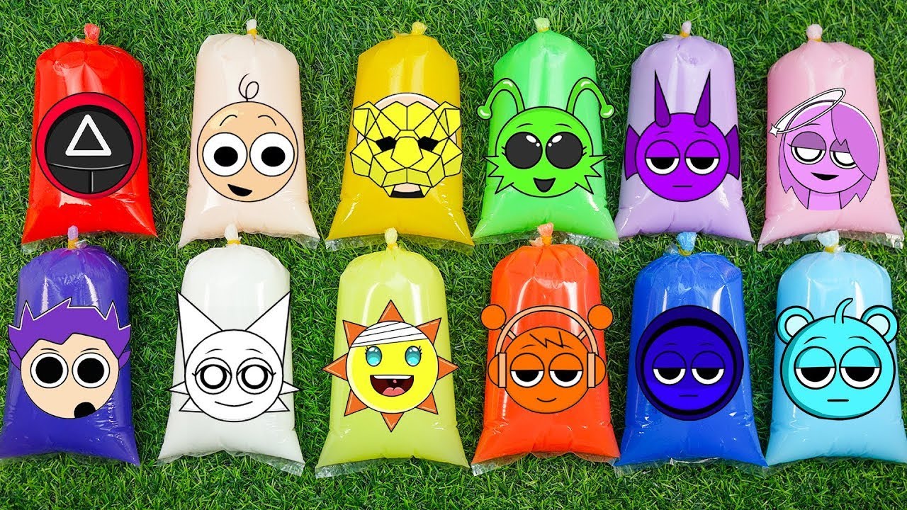 Sprunki cubes! GUESS which sprunki character will come out of the cubes. Oren x Squid Doll Pt.5