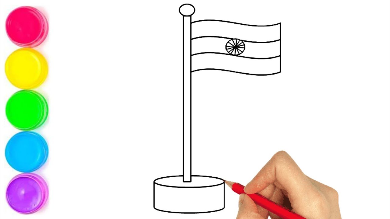 Continuous one line drawing 15th August India Happy Independence Day  concept. Single line draw design vector graphic illustration. 25420181  Vector Art at Vecteezy