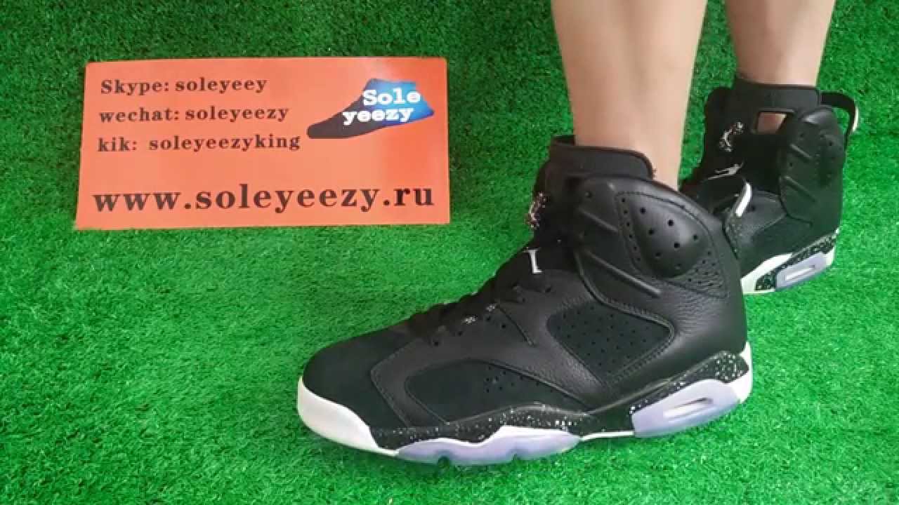 jordan 6 black oreo