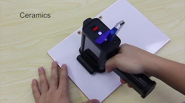 Print On Any Where Using V4INK BENTSAI Portable Handheld Mobile Inkjet Printer