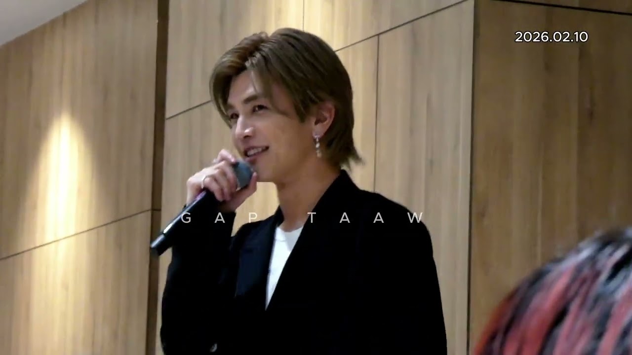 Iwata Takanori in Thailand : short message to fans 2026.02.10 #岩田剛典 #SPACECOWBOYinBKK