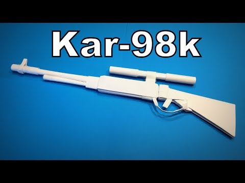 Origami Gun Kar98K | How to Make a Paper Gun Kar98K Sniper Pubg | How to Make Kar98 with Paper