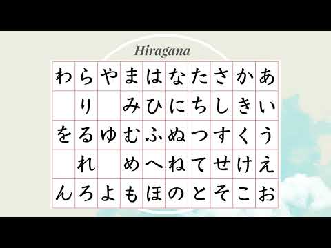 לומדים יפנית אויתיות היראגנה שיעור מספר 13 