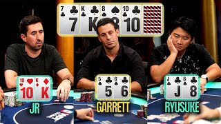 Garrett Has A Flush But Gets Check Raised In A 222,000 Pot