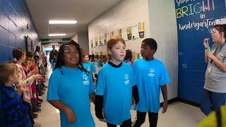 Oakview Elementary School holds big sendoff for students competing in Special Olympics