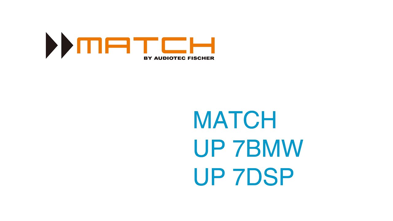 MATCH UP 7BMW \u0026 UP 7DSP - YouTube