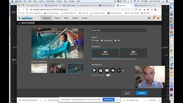 Exporting Your Video in WeVideo