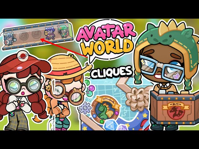 Avatar World New Update Cliques Pack Unboxing #avatarworld