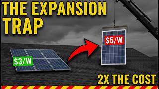 Why Adding Solar Panels Later Costs Double (The Expansion Trap)