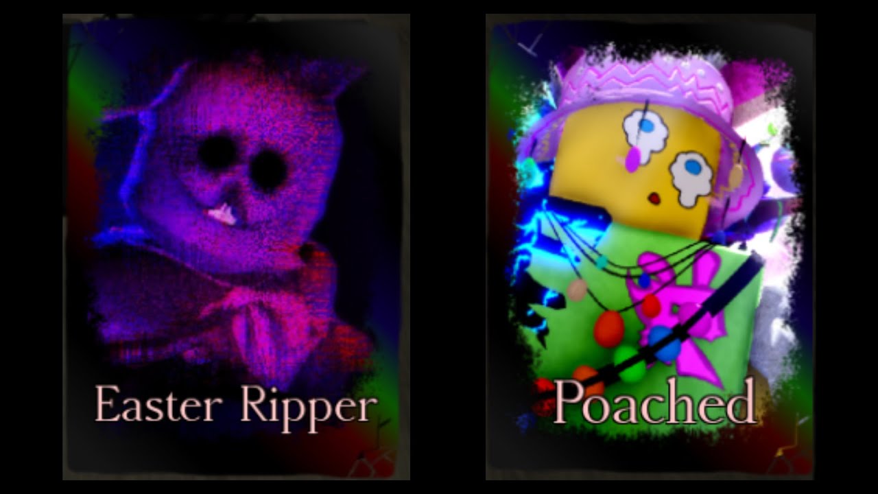 Limited Easter Ripper Jason and Poached John Doe Skin Gameplay | Roblox ...