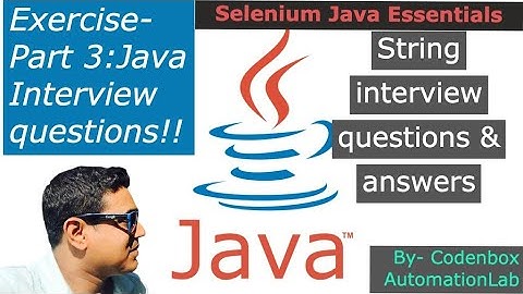 Java Exercise-Part 3: Top String Interview Questions & Expert Solutions You NEED to Know!"