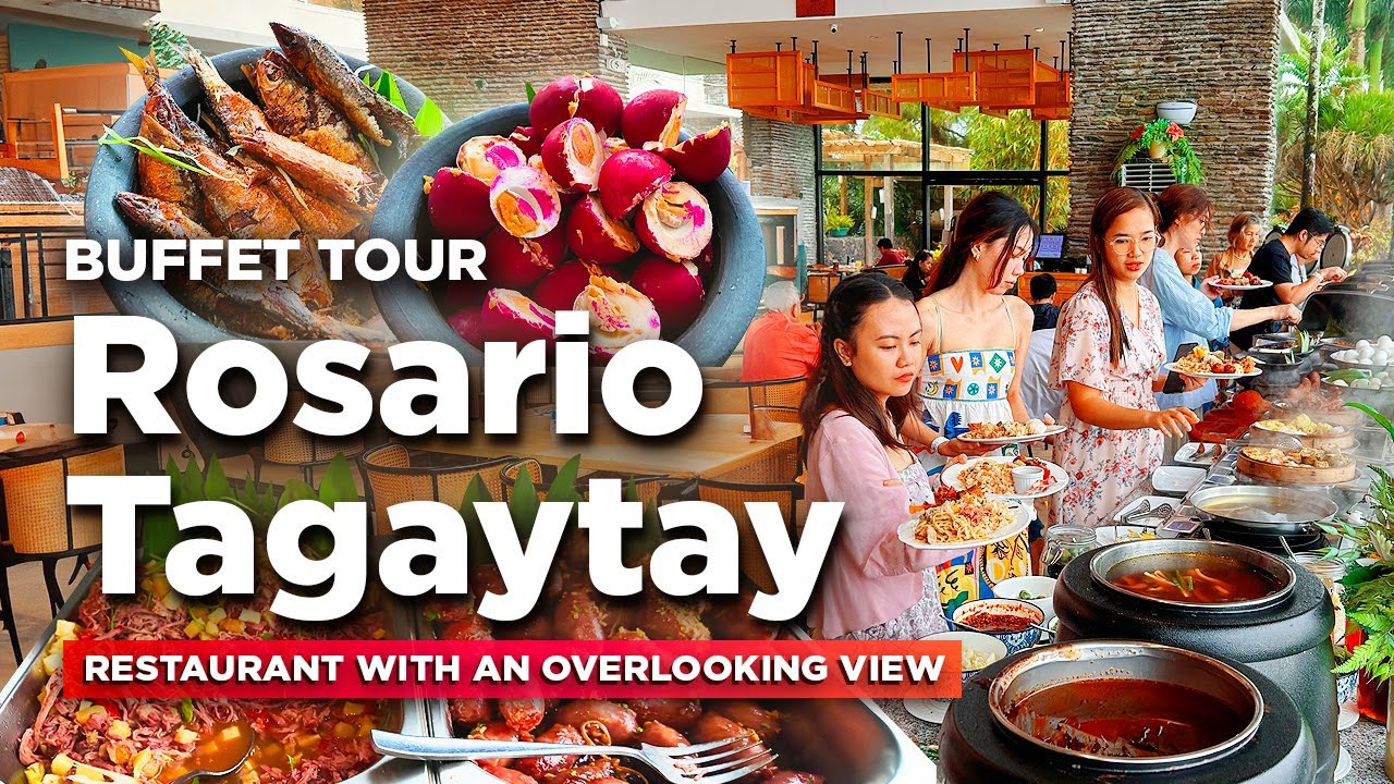ROSARIO BUFFET Tagaytay Food Tour – The BEST Filipino Dishes All in One Place | Tagaytay Philippines