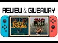 Nintendo Switch Eshop Bad Dudes and Gate of Doom review and giveaway
