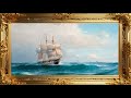 Yağlı boya tablo tv|Oil Painting TV Frame|Tablo Çerçeve