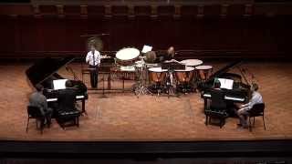 Dan Piccolo: Béla Bartók - Sonata for Two Pianos and Percussion, mvt. 2