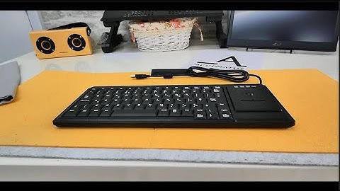 Accuratus K82D - USB Premium Mini Scissor Key Keyboard with Trackball