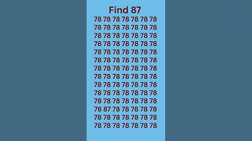 can you find 87 in 5 seconds? #wordpuzzlegame #game #mathematics #mindbendingquiz #puzzle