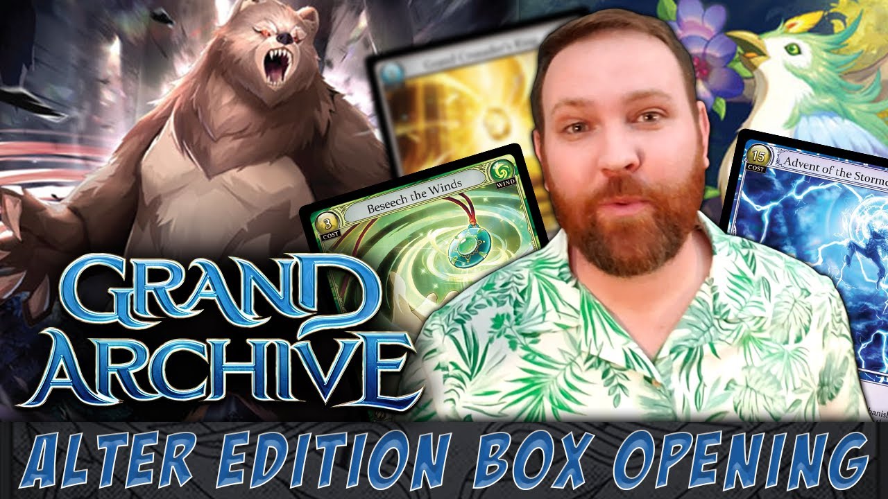 Grand Archive Alter Edition Booster Box Opening YouTube