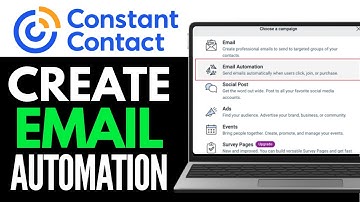 How to Create an Email Automation on Constant Contact 2025 (QUICK & EASY)
