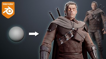 Creating a Realistic Fantasy CHARACTER in Blender 3D