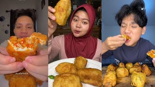 MUKBANG TAHU HUHA || kumpulan video tik tok mukbang tahu huha farida zulfa | cr: tiktok