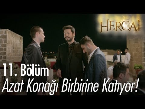 Azat konağı birbirine katıyor! - Hercai 11. Bölüm