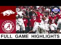 #2 Alabama vs #21 Arkansas Highlights | College Football Week 12 | 2021 College Football Highlights
