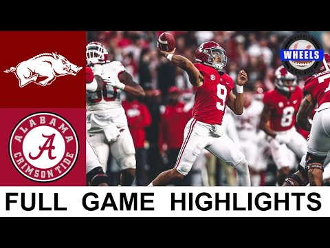 #2 Alabama vs #21 Arkansas Highlights | College Football Week 12 | 2021 College Football Highlights