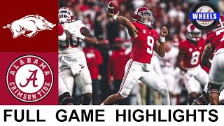 #2 Alabama vs #21 Arkansas Highlights | College Football Week 12 | 2021 College Football Highlights