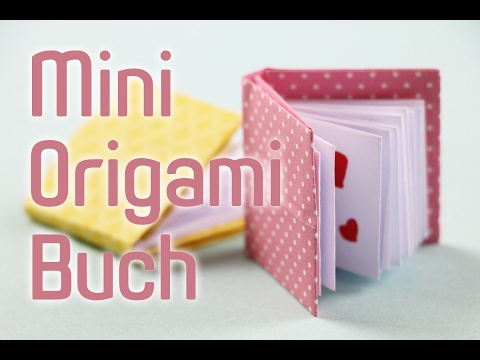 Mini Origami Buch Falten Anleitung Talu De Youtube