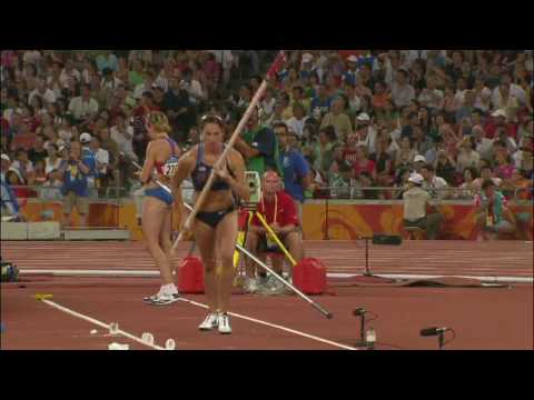 Yelena Isenbaeva Wins Pole Vault Gold - Beijing 2008 Olympics