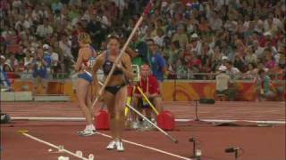 : Yelena Isenbaeva Wins Pole Vault Gold - Beijing 2008 Olympics