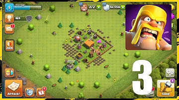 Clash of Clans Gameplay Walkthrough Part 3 | CoC Strategy & Attacks | Android iOS Emulator