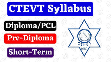 How to Download/Check CTEVT Syllabus | Diploma/Pre-Diploma and Short-Term All Program