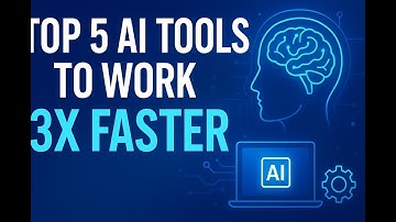 Top 5 AI Tools to Work 3X Faster (You NEED These in 2025!)