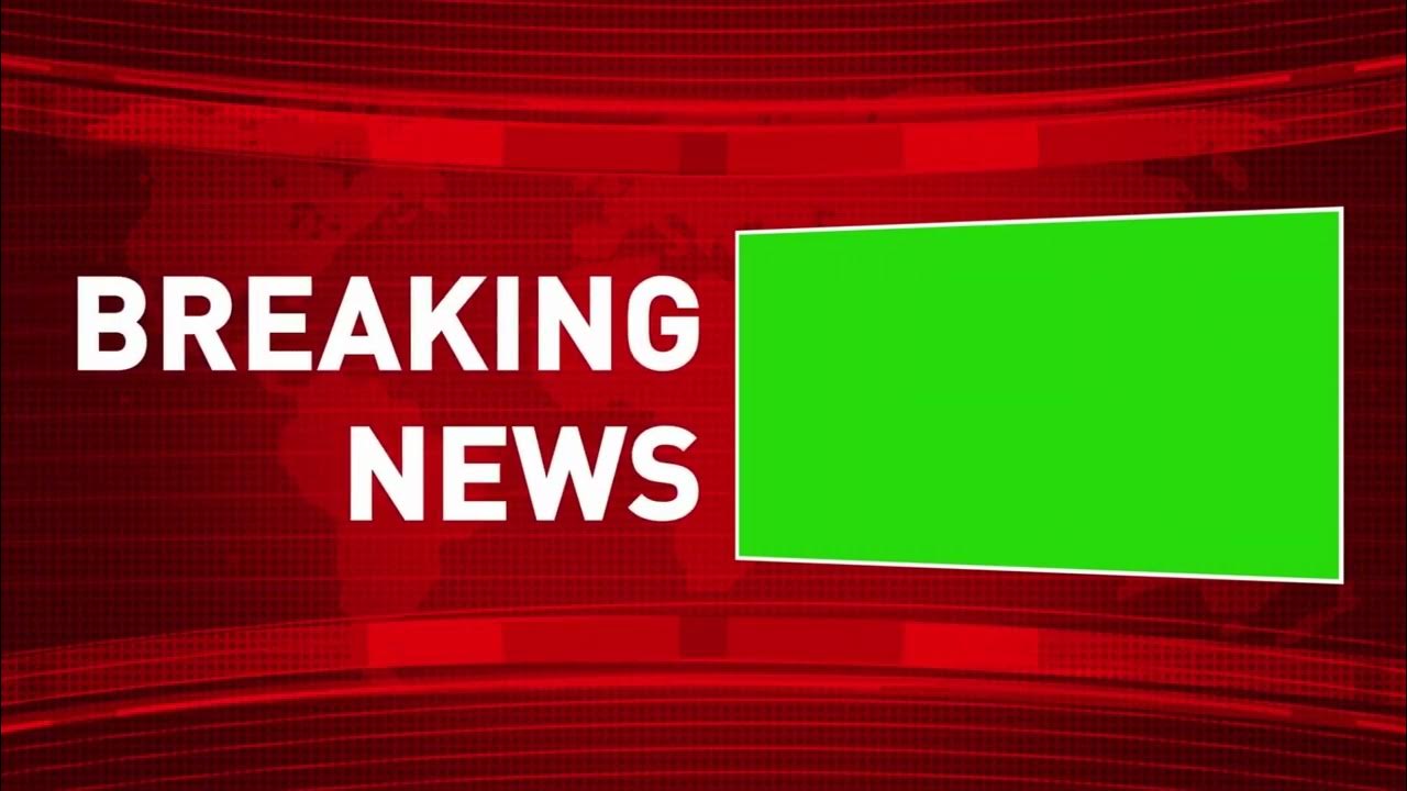 Breaking News Green Screen I Breaking News Template Green Screen I