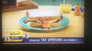 Kingsmill soft white sponsor The Simpson’s on channel 4 screenshot 2