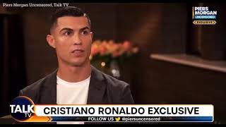 CRISTIANO RONALDO DISSES USELESS RANGNICK, SPEAKS ON OLE! PIERS MORGAN EXCLUSIVE INTERVIEW 2022