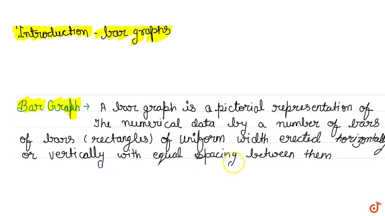 BAR GRAPH: Definition - YouTube