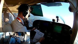 Solo VFR Navigational flight around Antwerp (EBAW) with radio