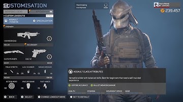 the best assault build to do a lot of damage Predator hunting grounds