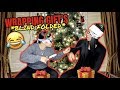 WRAPPING GIFTS BLIND FOLDED CHALLENGE | VLOGMAS DAY 2