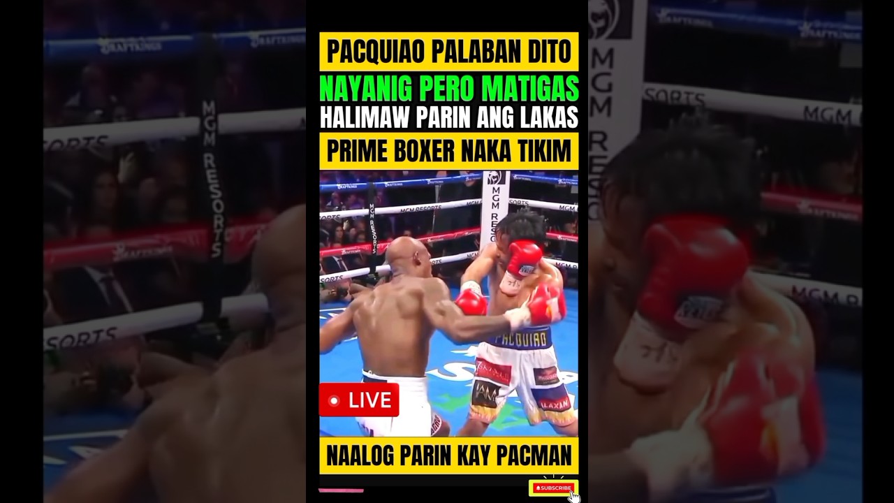 PACQUIAO! SINALAG ANG SUNTOK! KAKAIBANG GALAWAN ITO GRABE!