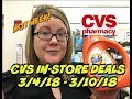 CVS IN-STORE DEALS 3/4-3/10 ~ Amazing freebies & moneymakers this week!