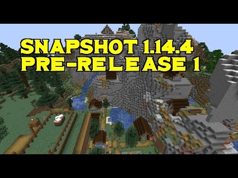 Minecraft Snapshot 1.14.4 Pre-release 1 Review | Stew Change, Villager Fixes and much more!