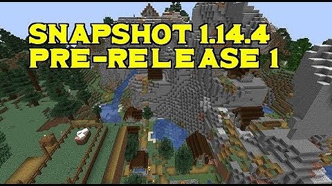 Minecraft Snapshot 1.14.4 Pre-release 1 Review | Stew Change, Villager Fixes and much more!