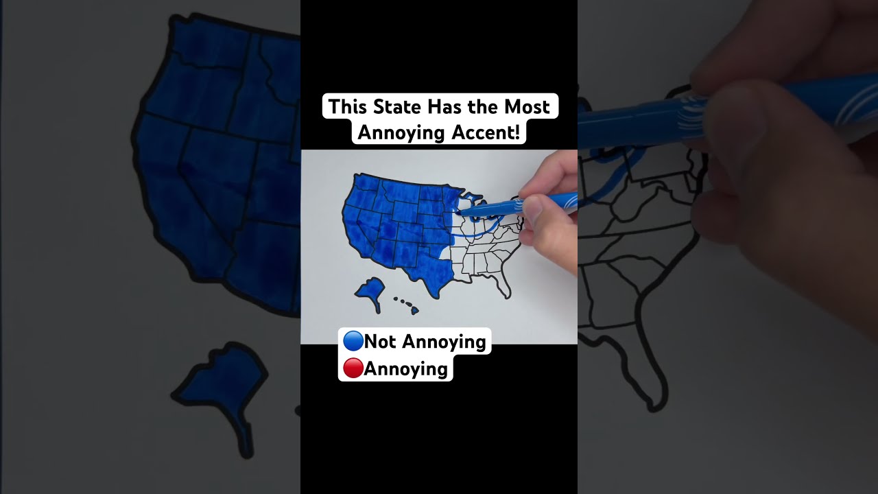 This State Has The Most Annoying Accent Usa Unitedstates Map Geography States